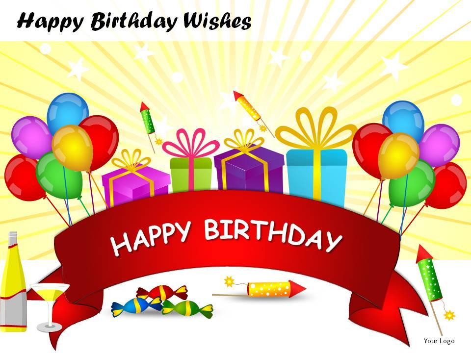 Happy Birthday Wishes Powerpoint Presentation Slides Presentation
