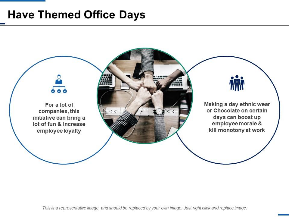 Have themed office days business ppt inspiration influencers Slide01