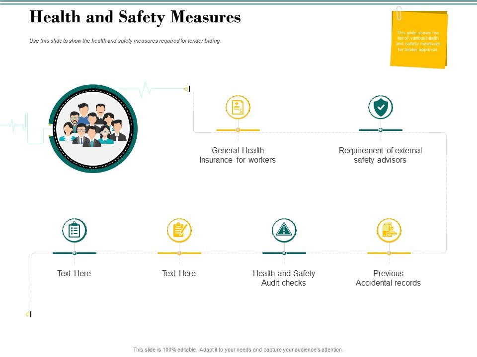 Health and safety measures bid evaluation management ppt powerpoint objects Slide00