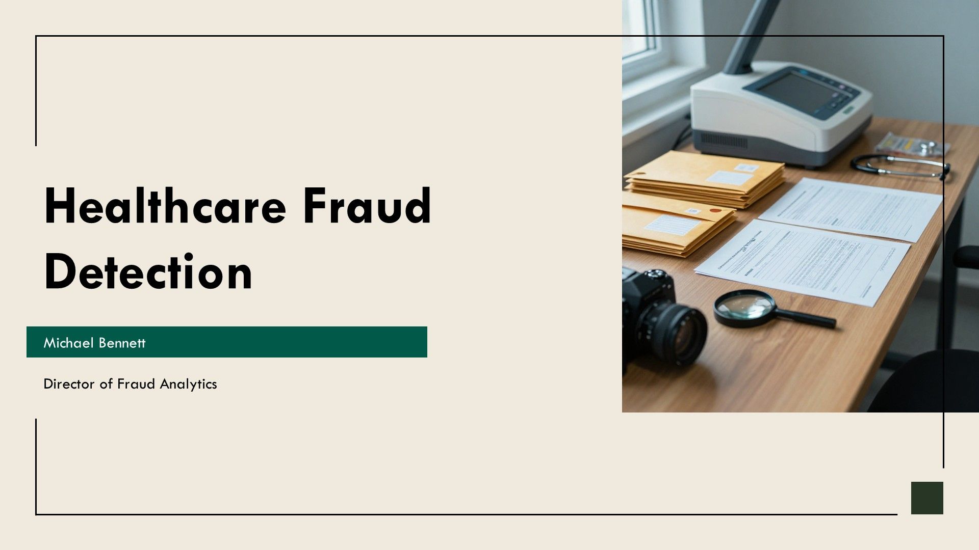 Healthcare Fraud Detection PPT Example VA Healthcare Fraud Detection PPT Example VA