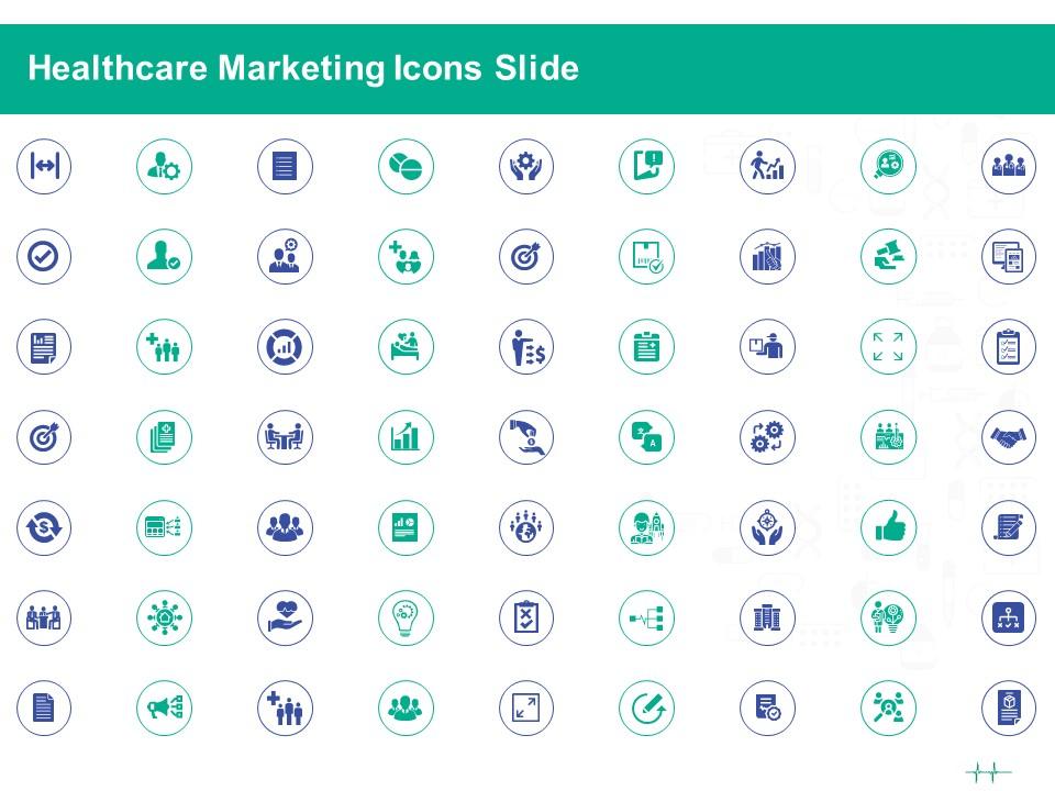 Healthcare marketing icons slide ppt powerpoint presentation summary maker