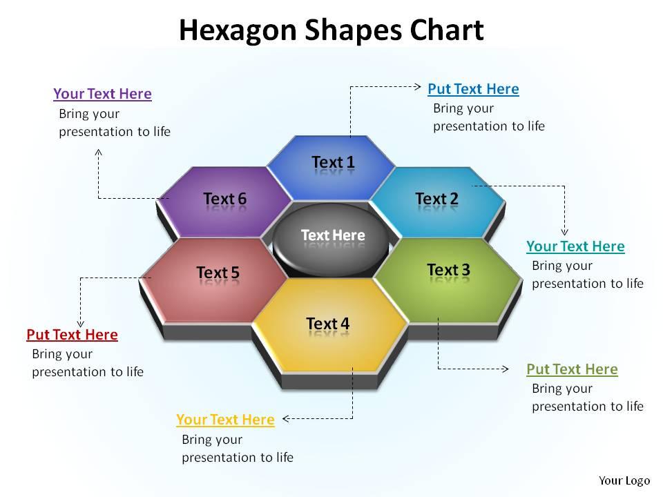 Hexagon shapes showing relationships chart ppt slides presentation diagrams templates powerpoint info graphics Slide01
