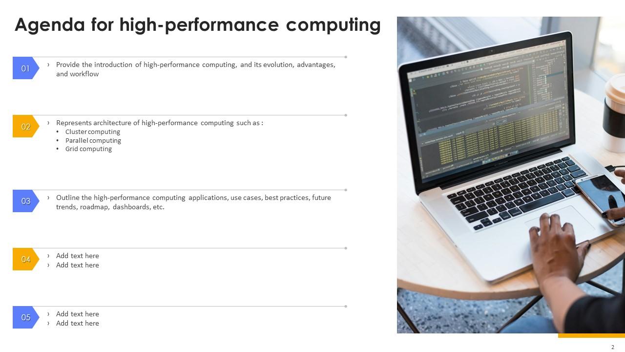 High Performance Computing Powerpoint Presentation Slides PPT Example