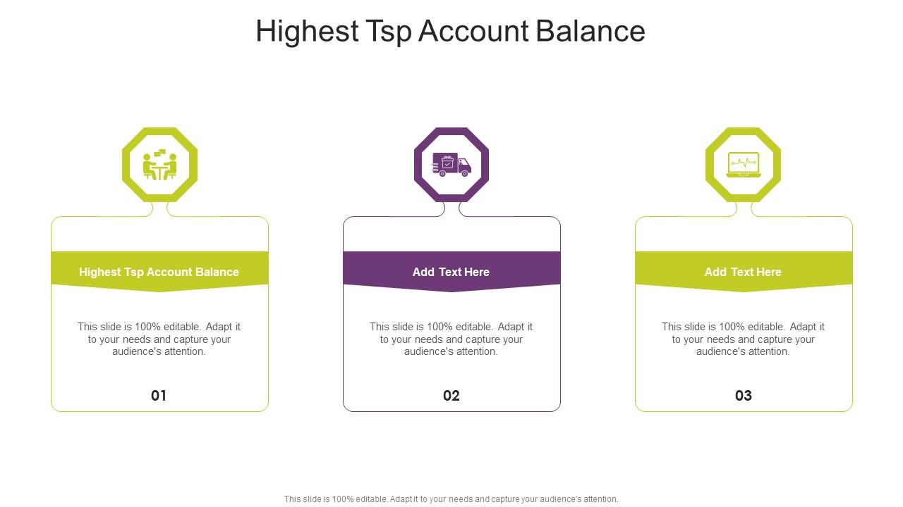 Highest TSP Account Balance In Powerpoint And Google Slides Cpb