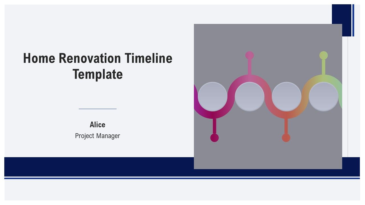 Home Renovation Timeline Template PPT Example ACP