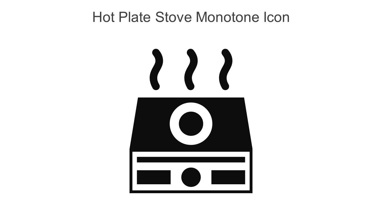 Hot Plate Stove Monotone Icon In Powerpoint Pptx Png And Editable Eps