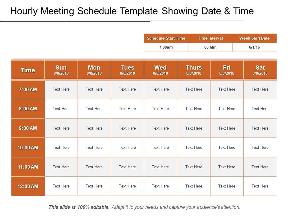 Time chart template
