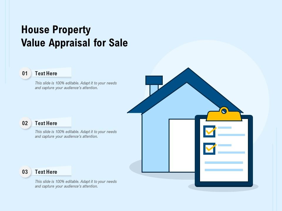 House Property Value Appraisal For Sale Presentation Graphics