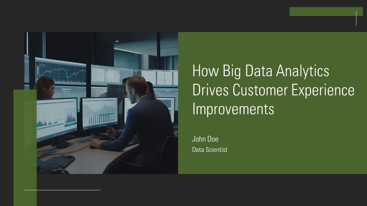 How Big Data Analytics Drives Customer Experience Improvements PPT ...