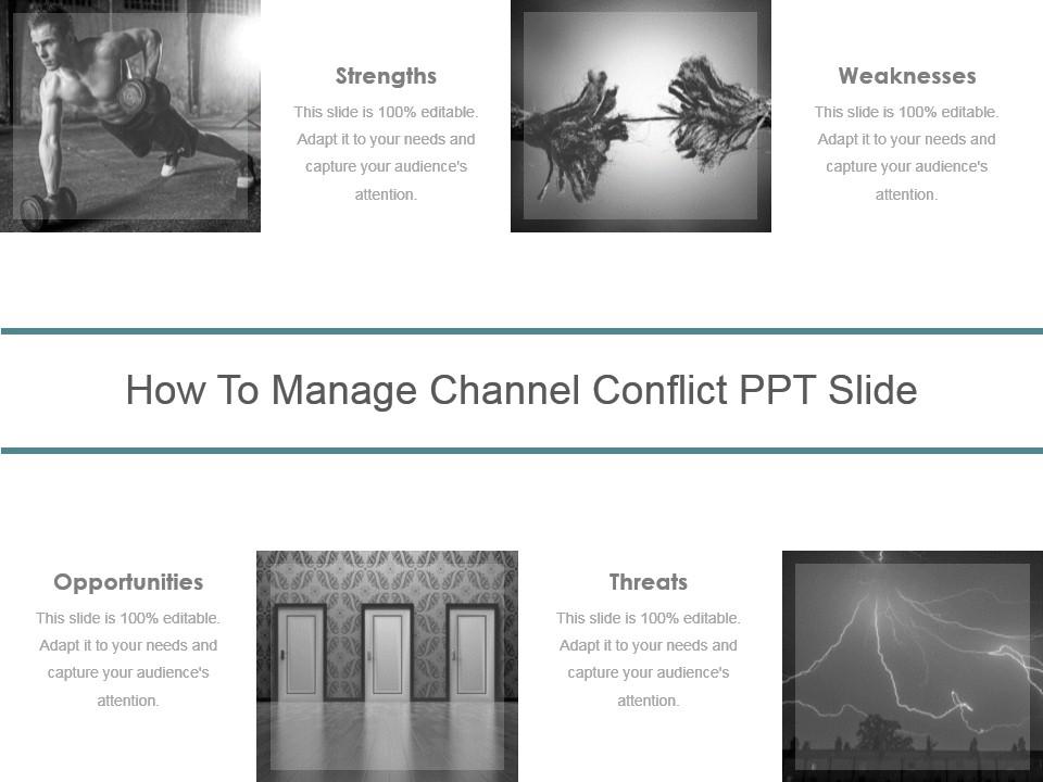 How to manage channel conflict ppt slide Slide01