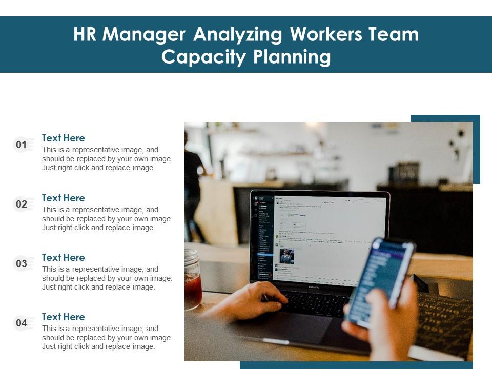 HR Manager Analyzing Workers Team Capacity Planning