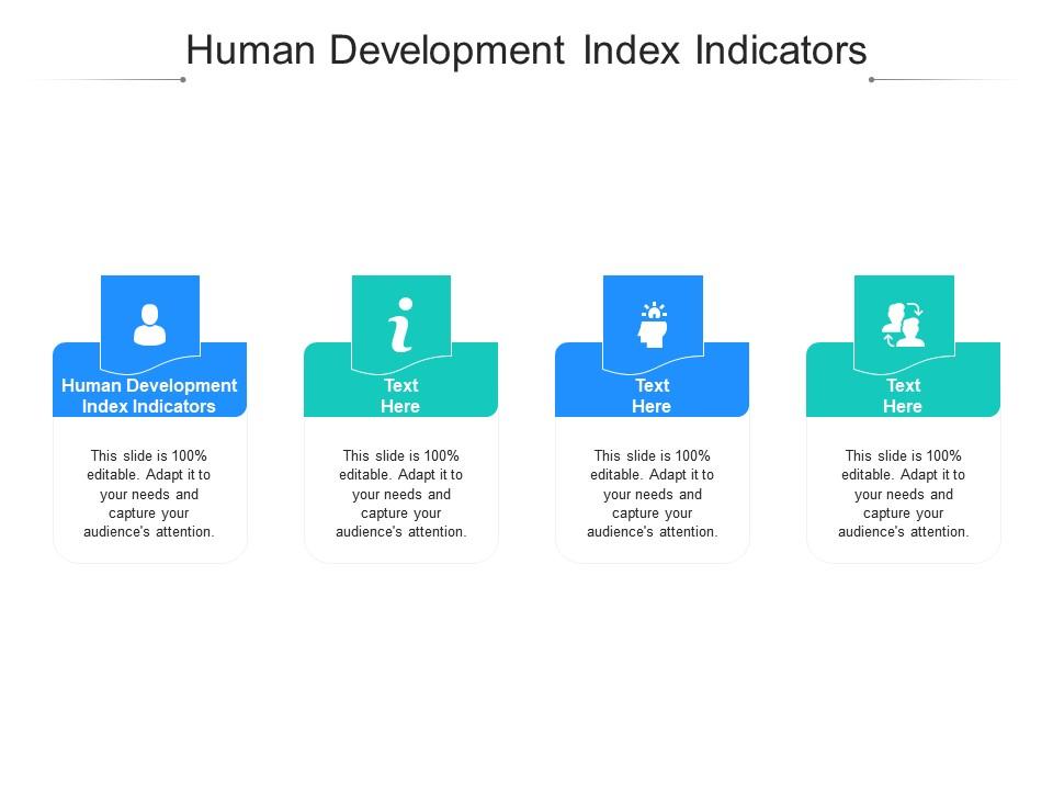 Human Development Index Indicators Ppt Powerpoint Presentation