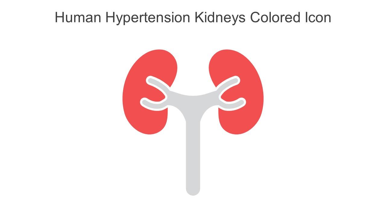 Human Hypertension Kidneys Colored Icon In Powerpoint Pptx Png And Editable Eps Format