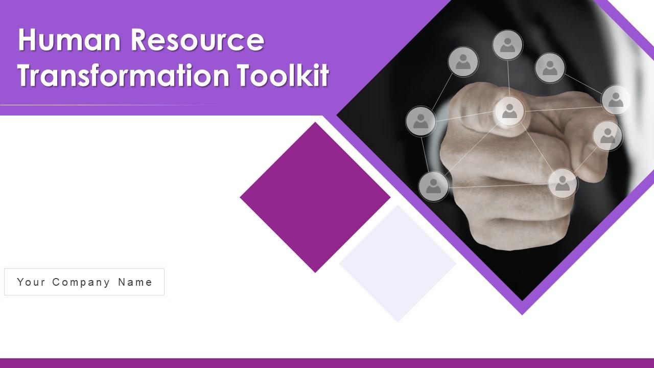 Human Resource Transformation Toolkit Powerpoint Presentation Slides Slide01