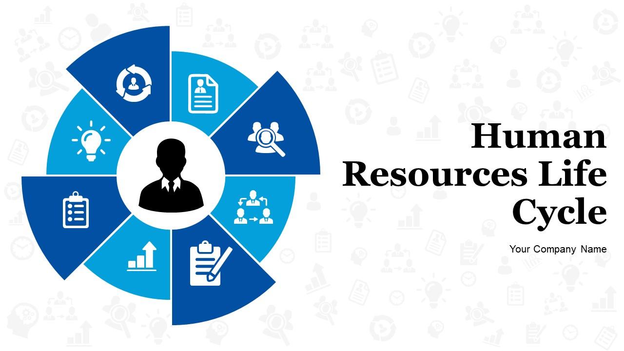 Human Resources Life Cycle Powerpoint Presentation Slides Slide01
