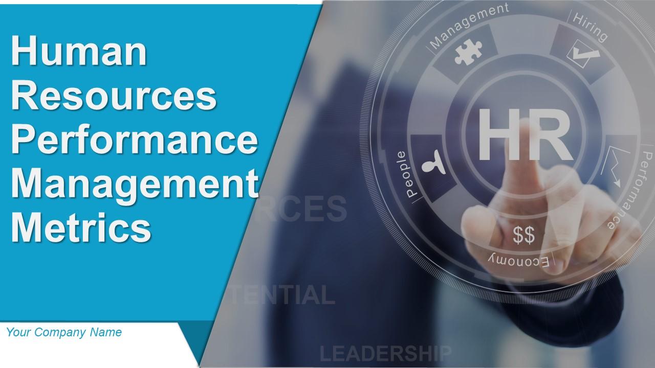 Human Resources Performance Management Metrics Powerpoint Presentation Slides Slide01