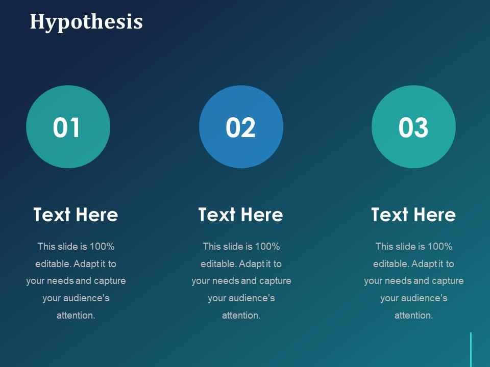 hypothesis ppt template