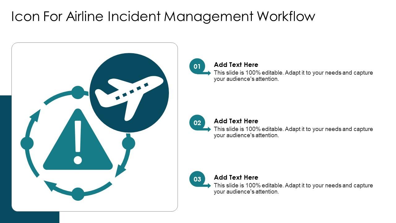 Icon For Airline Incident Management Workflow Icon For Airline Incident Management Workflow
