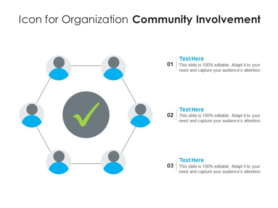 Icon for organization community involvement Slide01