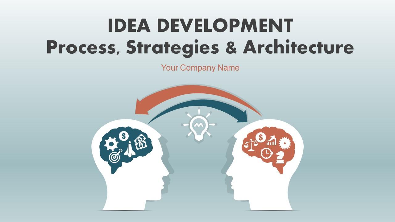Idea development process strategies and architecture powerpoint presentation slides Slide01