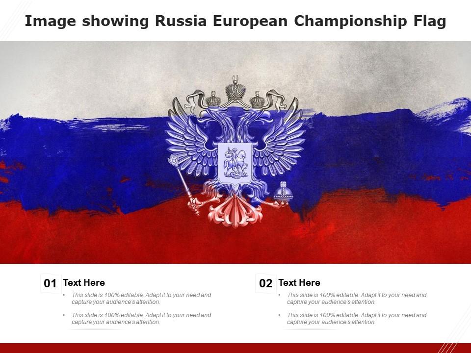 Image showing russia european championship flag