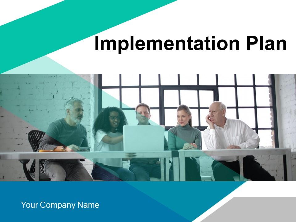 Implementation Plan Strategic Process Organization Resources Evaluation Gear Arrows Slide01