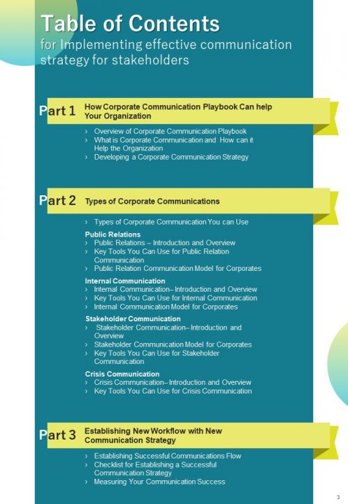 Implementing Effective Communication Strategy For Stakeholders Report ...