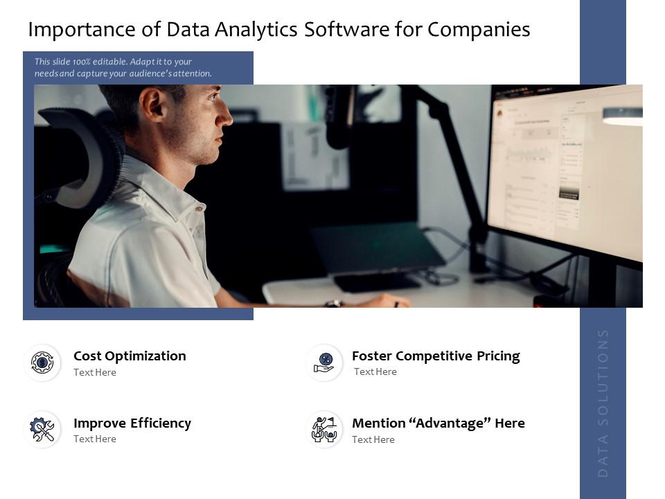 Importance Of Data Analytics Software For Companies | Presentation ...