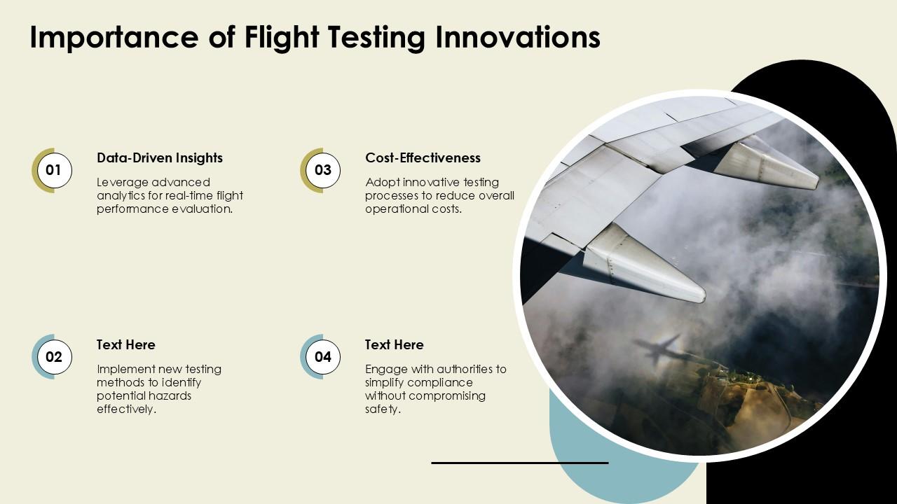 Flight Testing Process Importance Of Flight Testing Innovations Aviation Trial PPT Sample ST ...