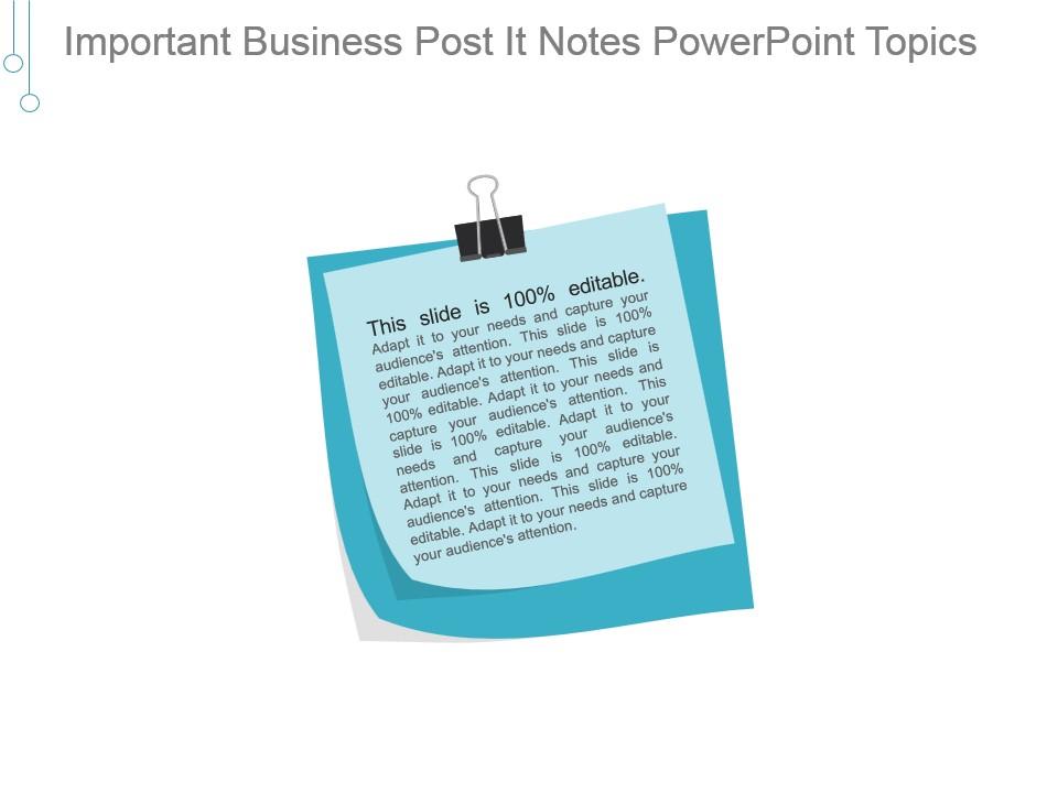 important_business_post_it_notes_powerpoint_topics_Slide01
