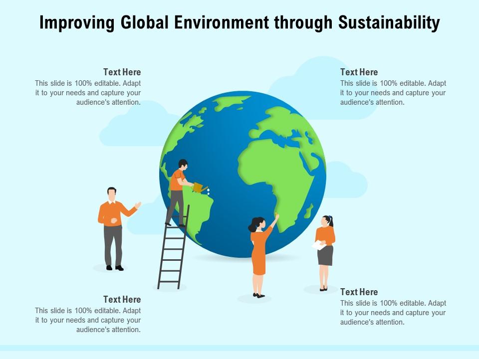 Improving global environment through sustainability