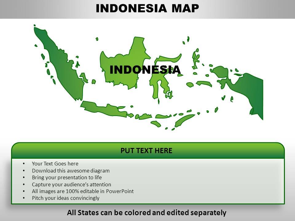Indonesia country powerpoint maps Slide00