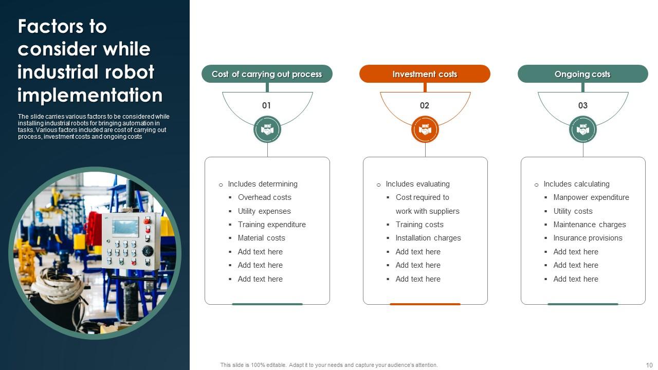 Industrial Robot Powerpoint Ppt Template Bundles PPT Template