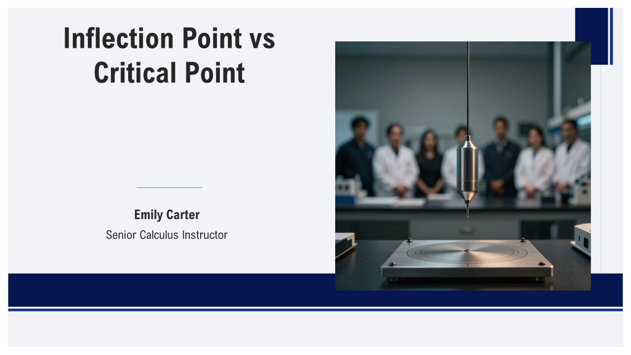 Inflection Point vs Critical Point PPT Summary VA Inflection Point vs Critical Point PPT Summary VA