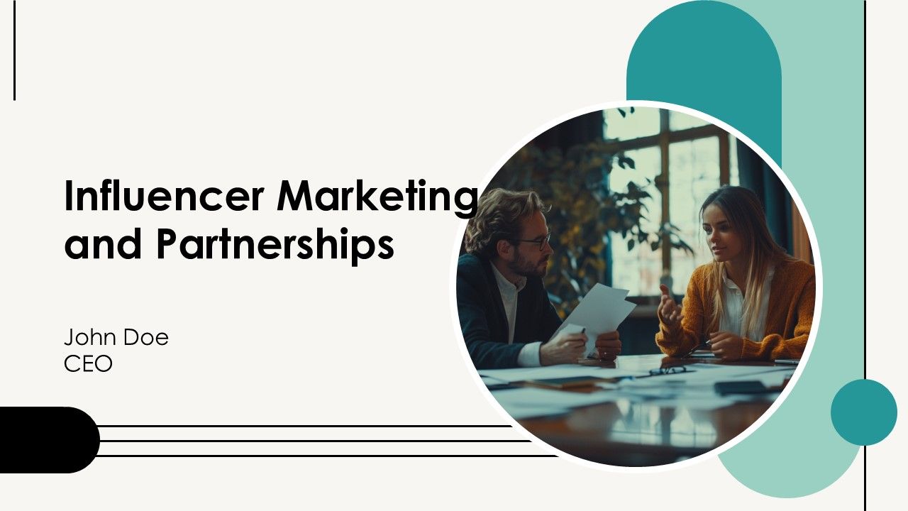 Influencer Marketing And Partnerships PPT Template AT