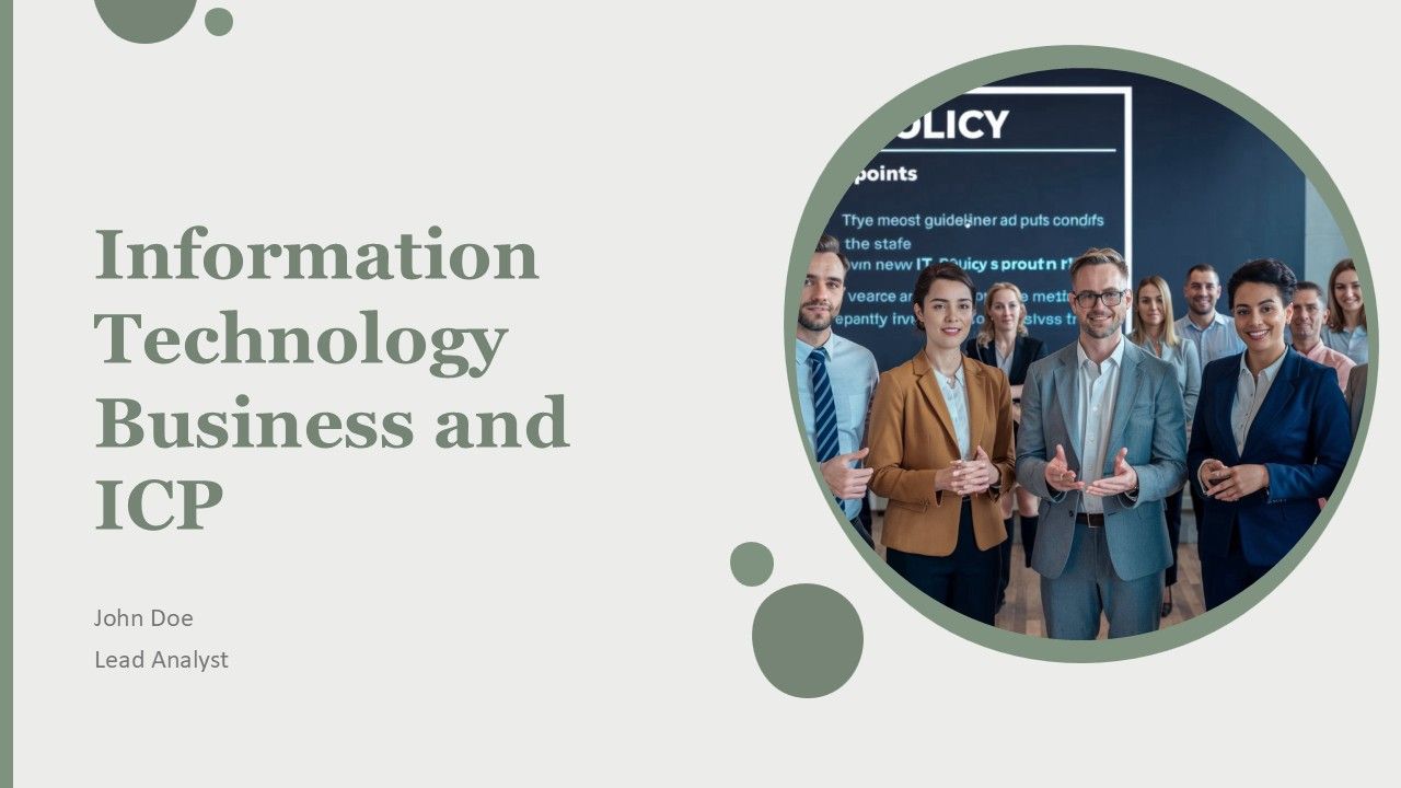 Information Technology Business And ICP PPT Information AT Information Technology Business And ICP PPT Information AT