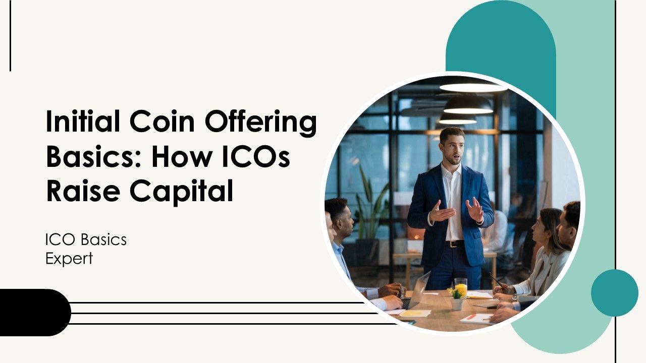 Initial Coin Offering Basics How Icos Raise Capital PPT Slides AT