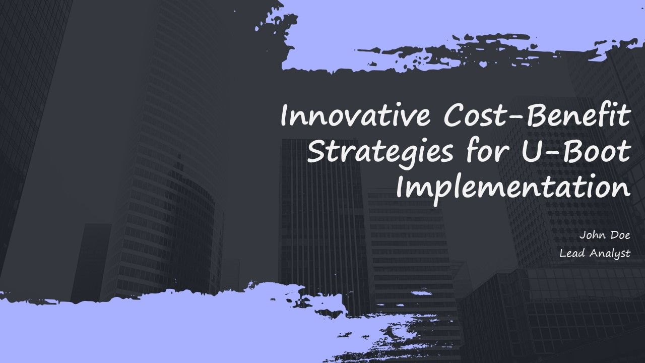 Innovative Cost Benefit Strategies For U Boot Implementation PPT Mockup ACP
