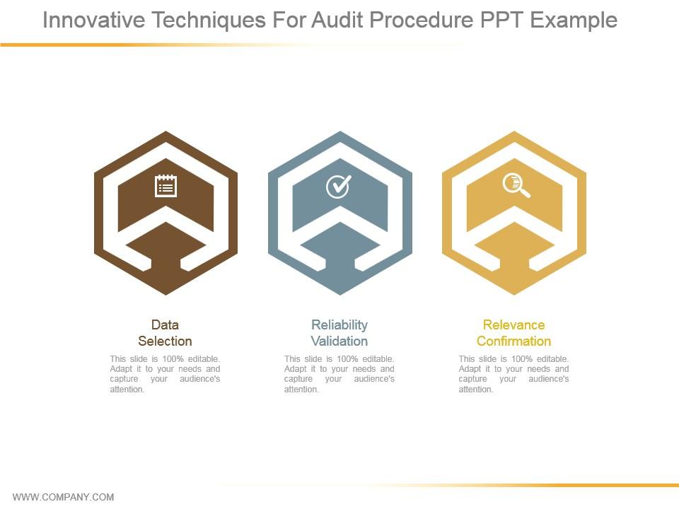 innovative_techniques_for_audit_procedure_ppt_example_Slide01