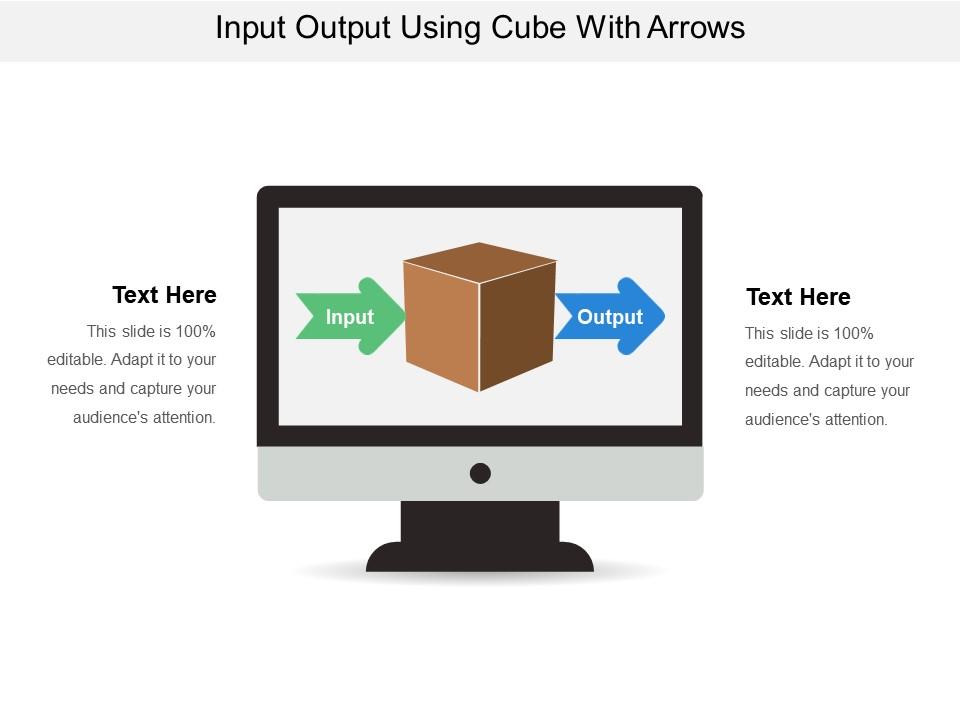 Input output using cube with arrows Slide01
