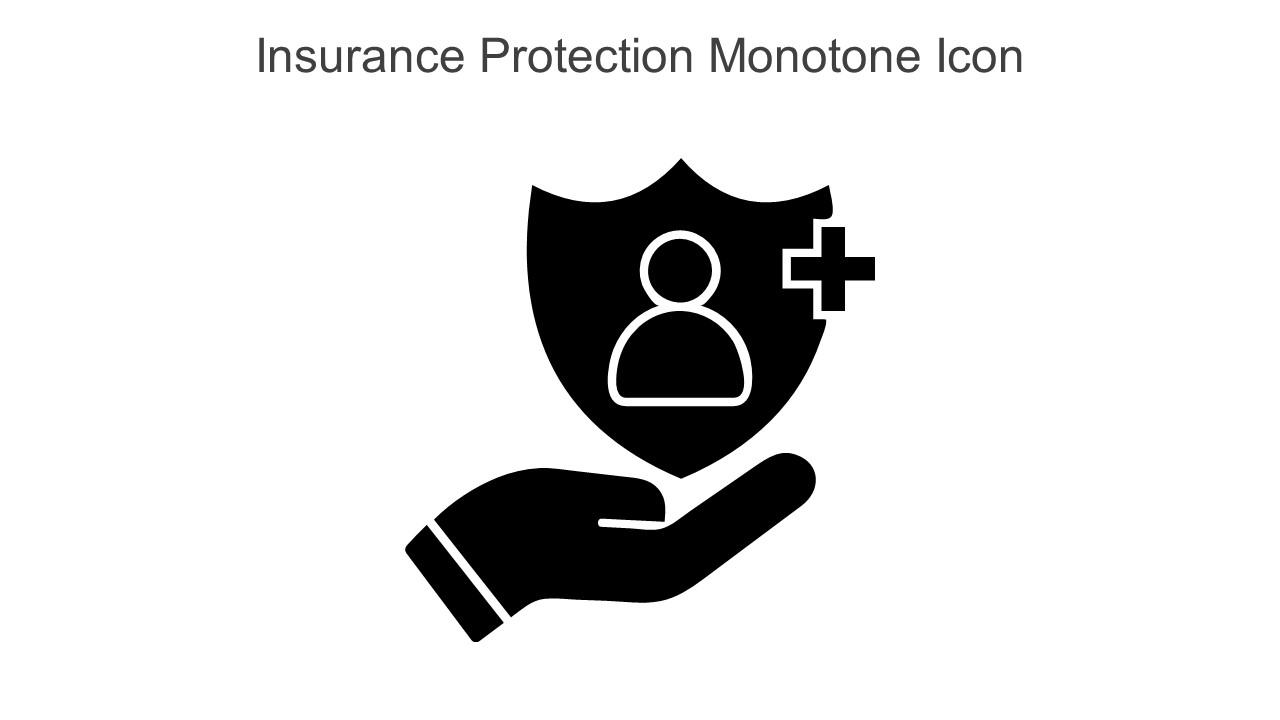 Insurance Protection Monotone Icon In Powerpoint Pptx Png And Editable Eps Format Slide01