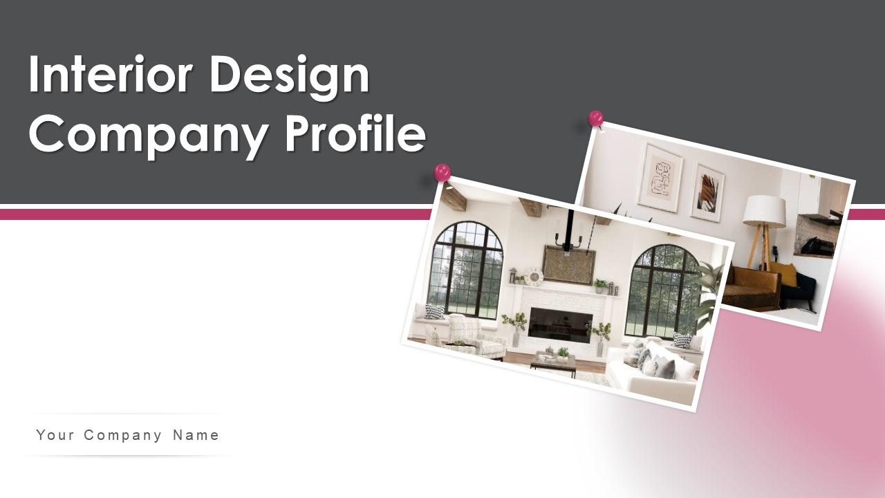Cozy Home Interior company profile ppt templateConstruction