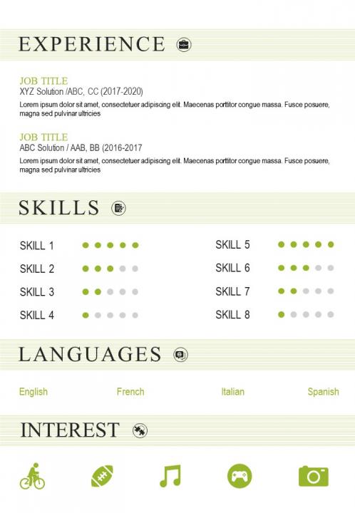 Interior Designer Curriculum Template Word Apple Pages Mac / - Etsy Italia