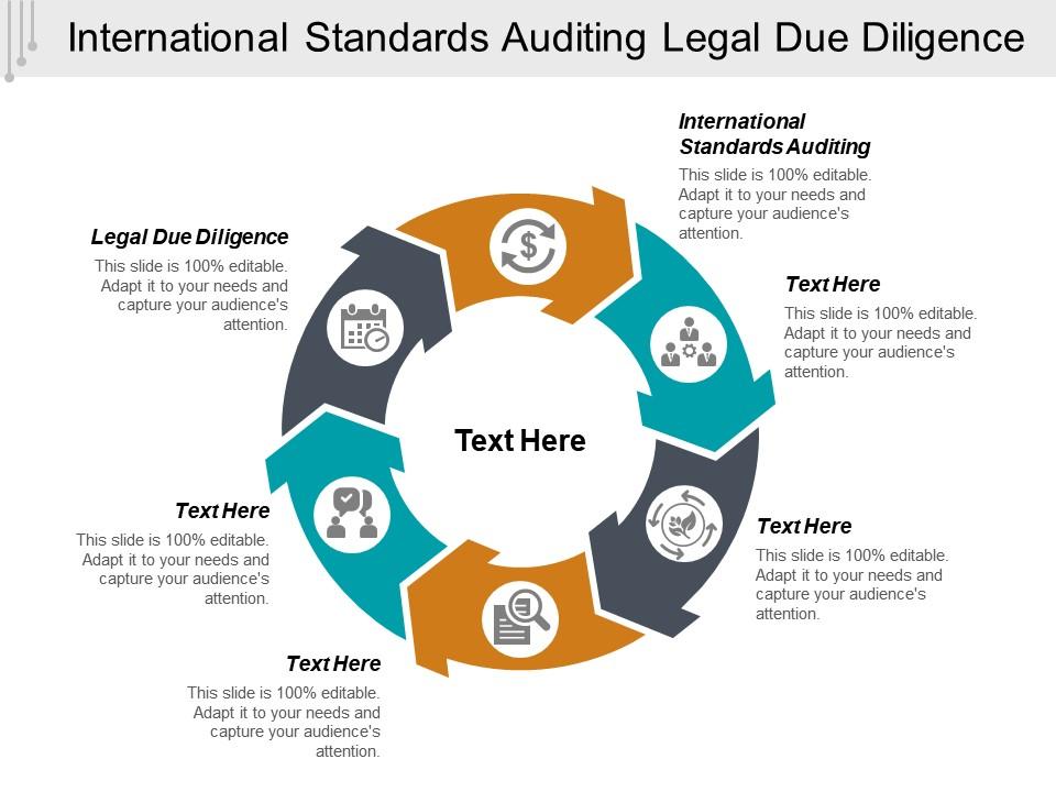 International standards auditing legal due diligence cpb Slide01