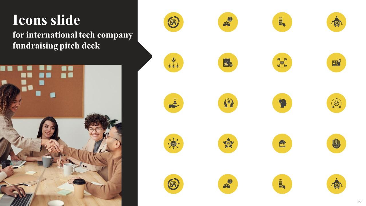 International Tech Company Fundraising Pitch Deck Ppt Template PPT Template
