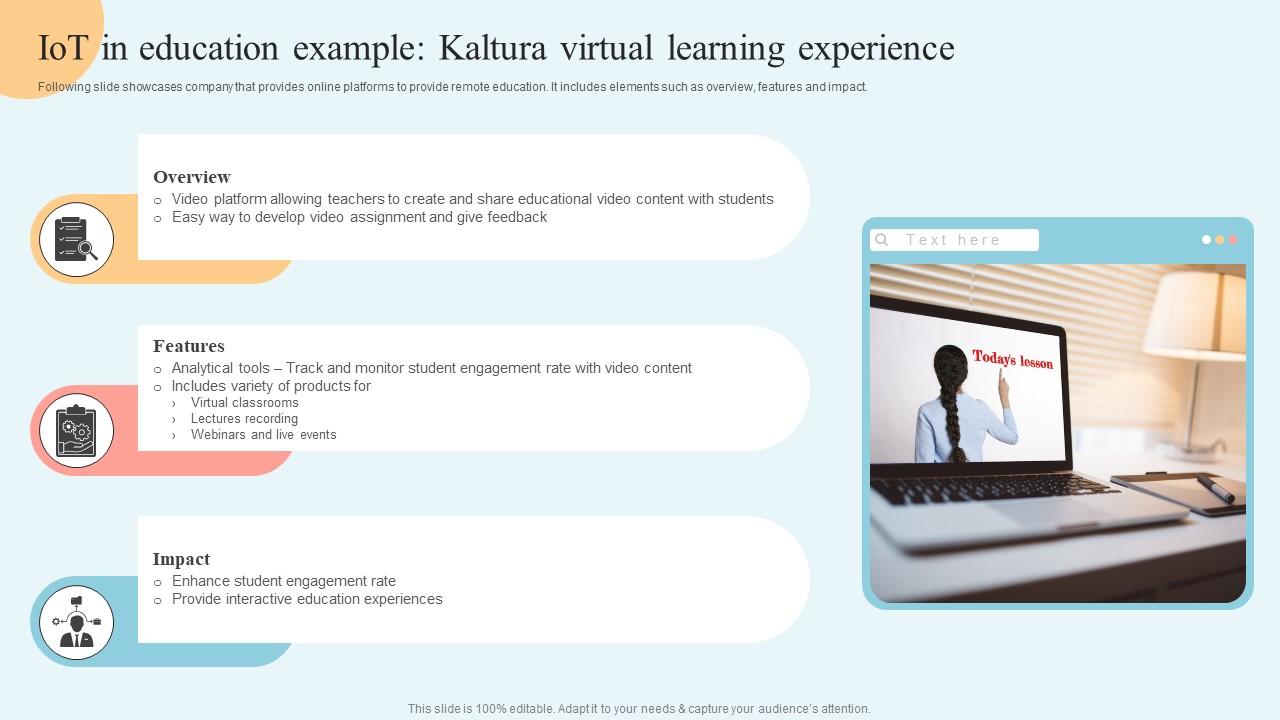 Internet Of Things In IoT In Education Example Kaltura Virtual Learning IoT SS V Internet Of Things In IoT In Education Example Kaltura Virtual Learning IoT SS V