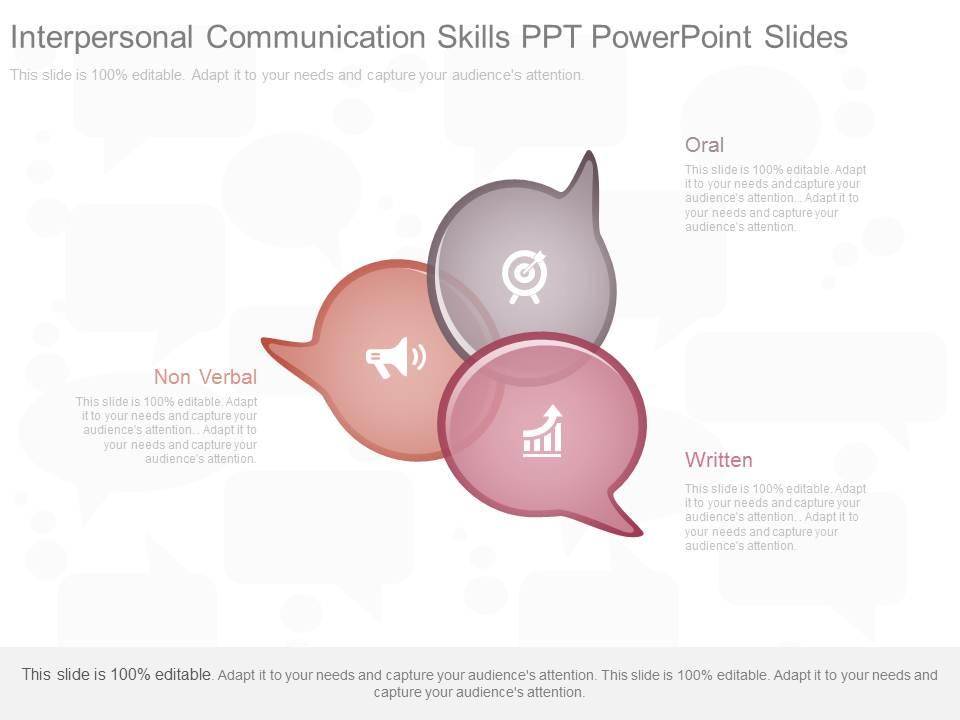 Interpersonal Communication Skills Ppt Powerpoint Slides | Graphics ...