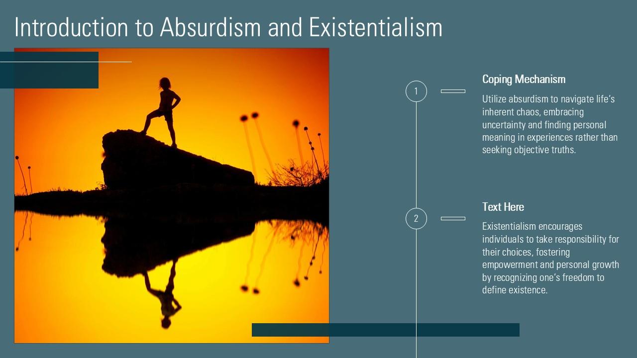 Introduction To Absurdism And Existentialism PPT Designs ACP PPT Template