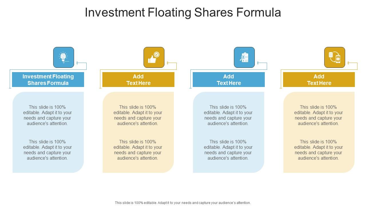 Investment Floating Shares Formula In Powerpoint And Google Slides Cpb