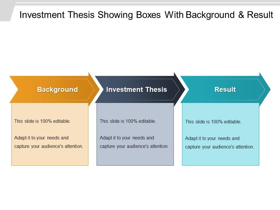 investment thesis ppt